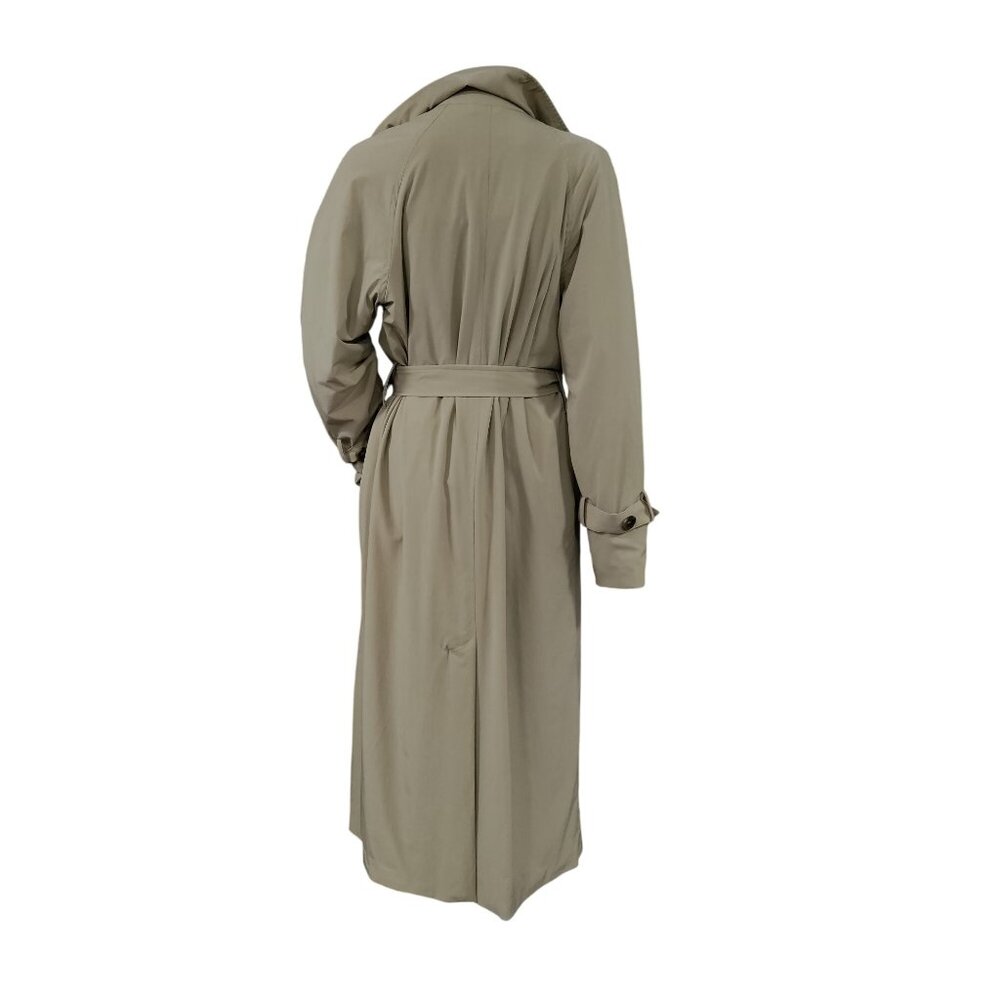 Line and Dot Beige Double Breasted Belted Long Trench Coat Women's Size Small - Picture 5 of 16